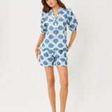5" Kilah High Rise Stripe Jacquard Short