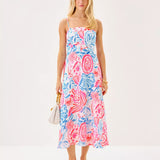 Jorgian Linen Midi Dress