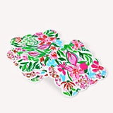 Set of 4 Printed Scalloped Coasters