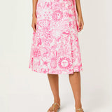 Constance Reversible Midi Wrap Skirt