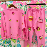 The Printed Peach x Queen of Sparkles Exclusive Santa's Workshop Sweatshirt