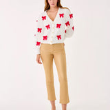 28" Liza Shimmer Crop Flare Jean
