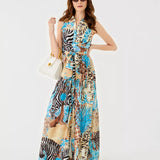 Marria Stretch Maxi Shirtdress