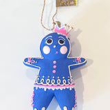 The Rainbow Gingers - Blue Dough Ornament