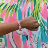 Square Enamel Stretch Bracelet