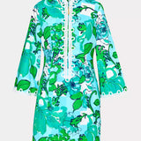 Shealyn 3/4 Sleeve Stretch Cotton Dress