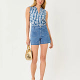 Kavalla Sleeveless Ruffle Top