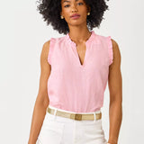 Kavalla Sleeveless Ruffle Top