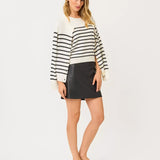 Sarissa High Rise Stretch Coated Mini Skirt