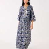 Bellina Silk Maxi Caftan