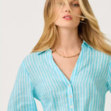 Abralynn Linen ShirtdressLILLY PULITZERThe Printed Peach Savannah