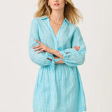 Abralynn Linen ShirtdressLILLY PULITZERThe Printed Peach Savannah