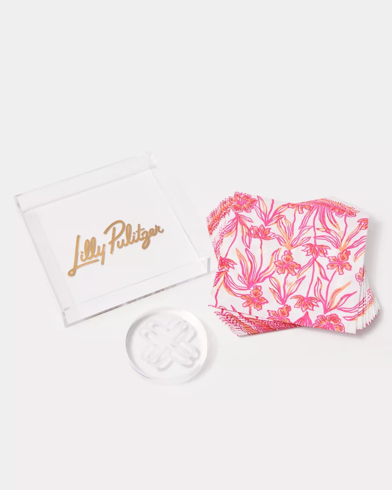 Acrylic Napkin SetHomeLILLY PULITZERThe Printed Peach Savannah