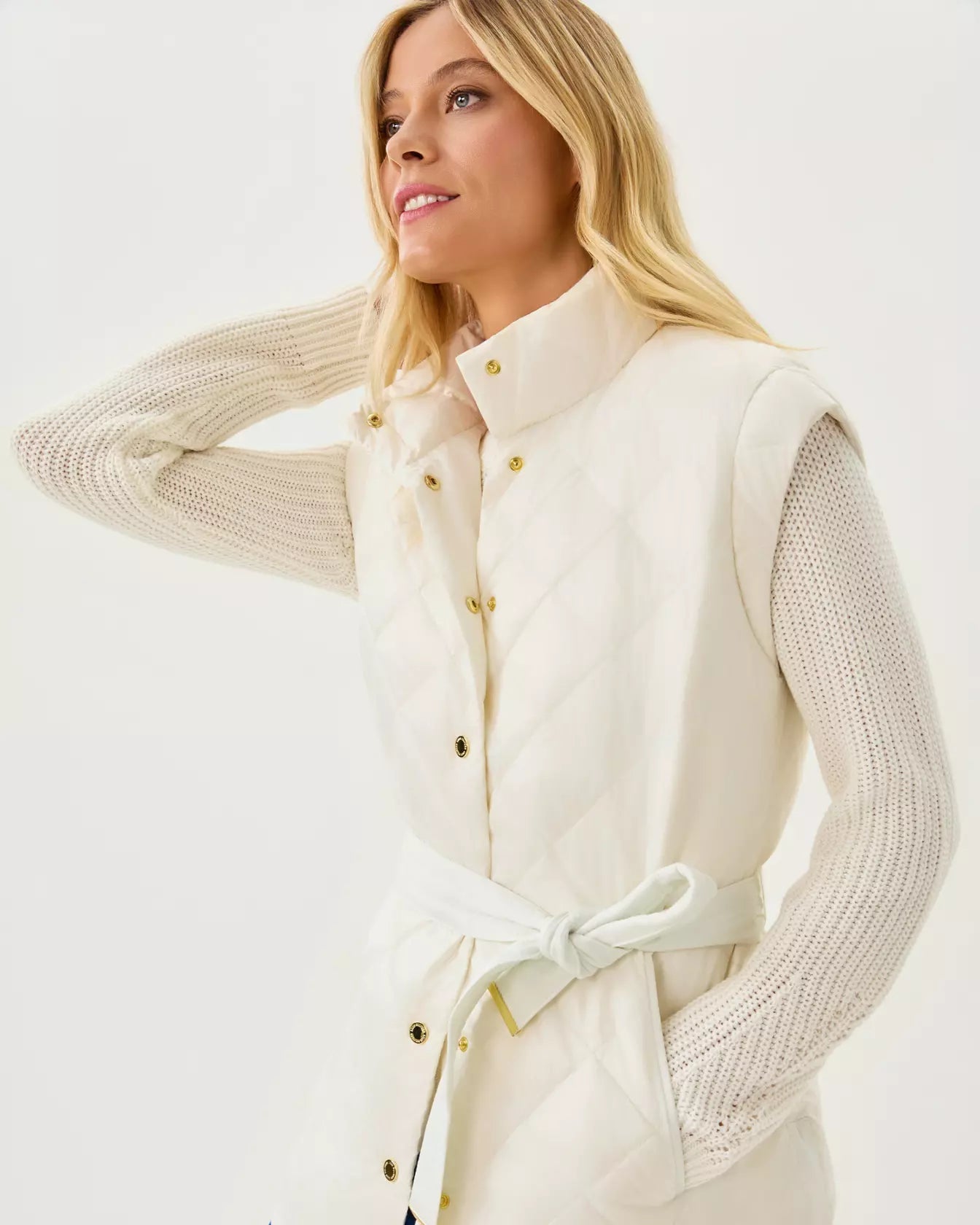 Adenna VestActive - Active Outerwear - VestsLILLY PULITZERThe Printed Peach Savannah