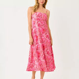 Jorgian Linen Midi Dress
