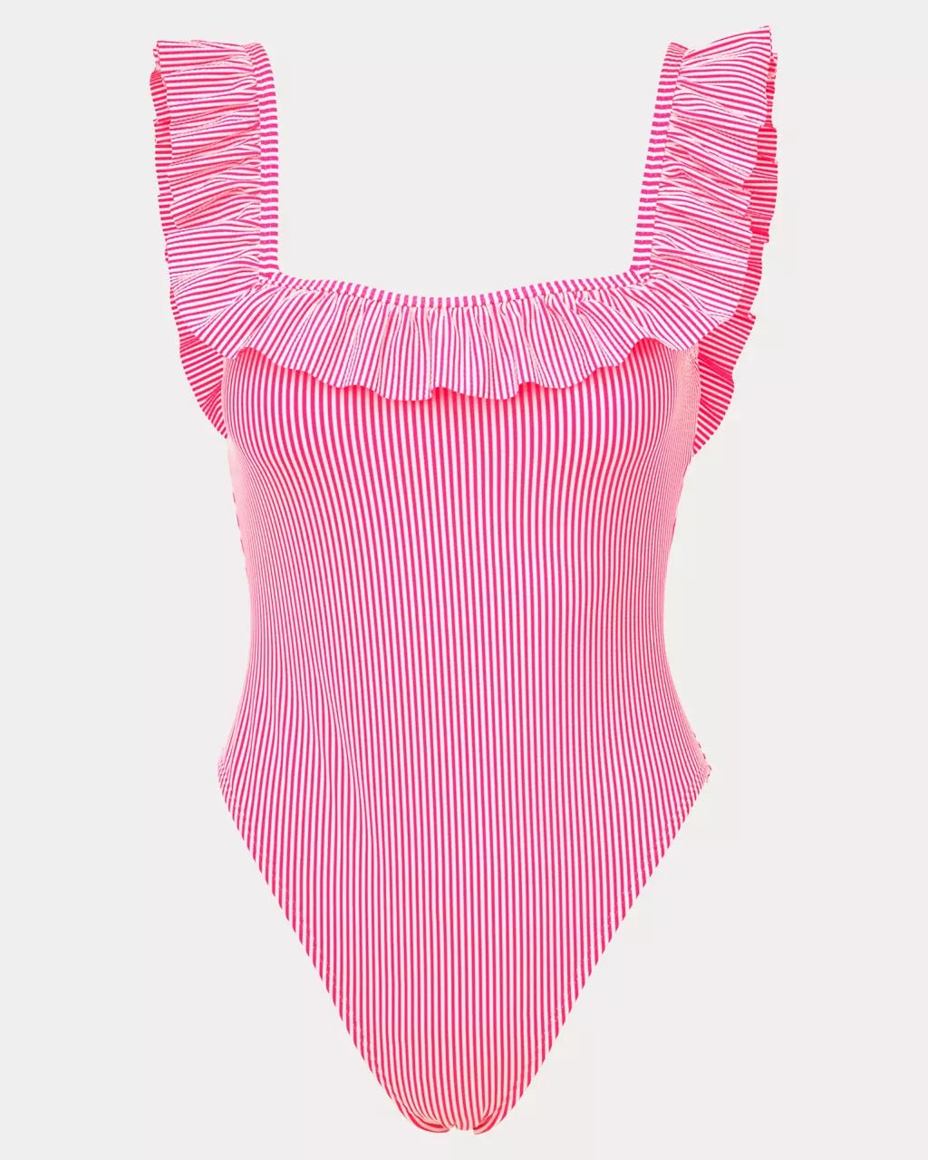 Aemma Ruffle One PieceWomen - Swim - One PieceLILLY PULITZERThe Printed Peach Savannah