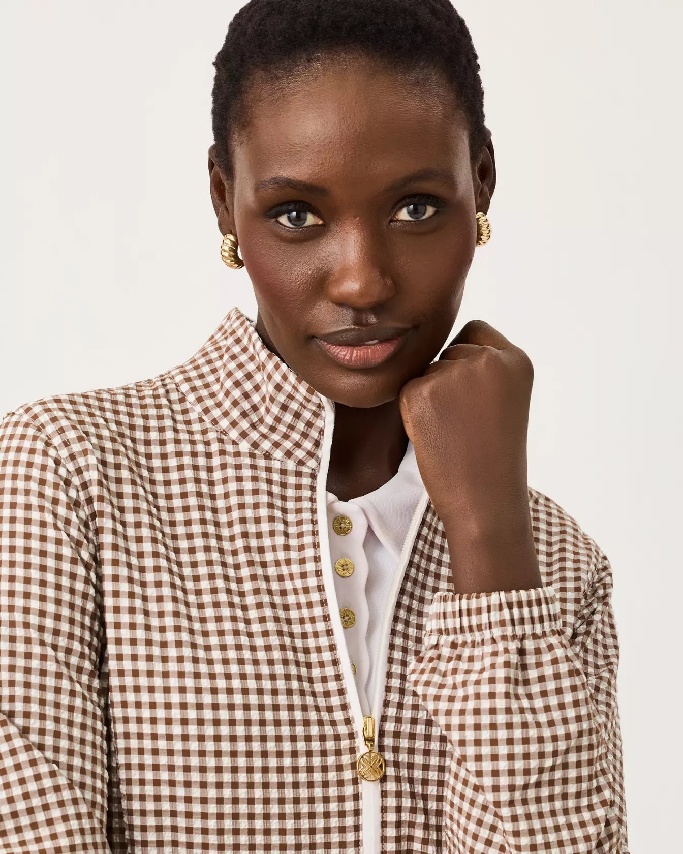 Ainsley Jacket UPF 50+LILLY PULITZERThe Printed Peach Savannah