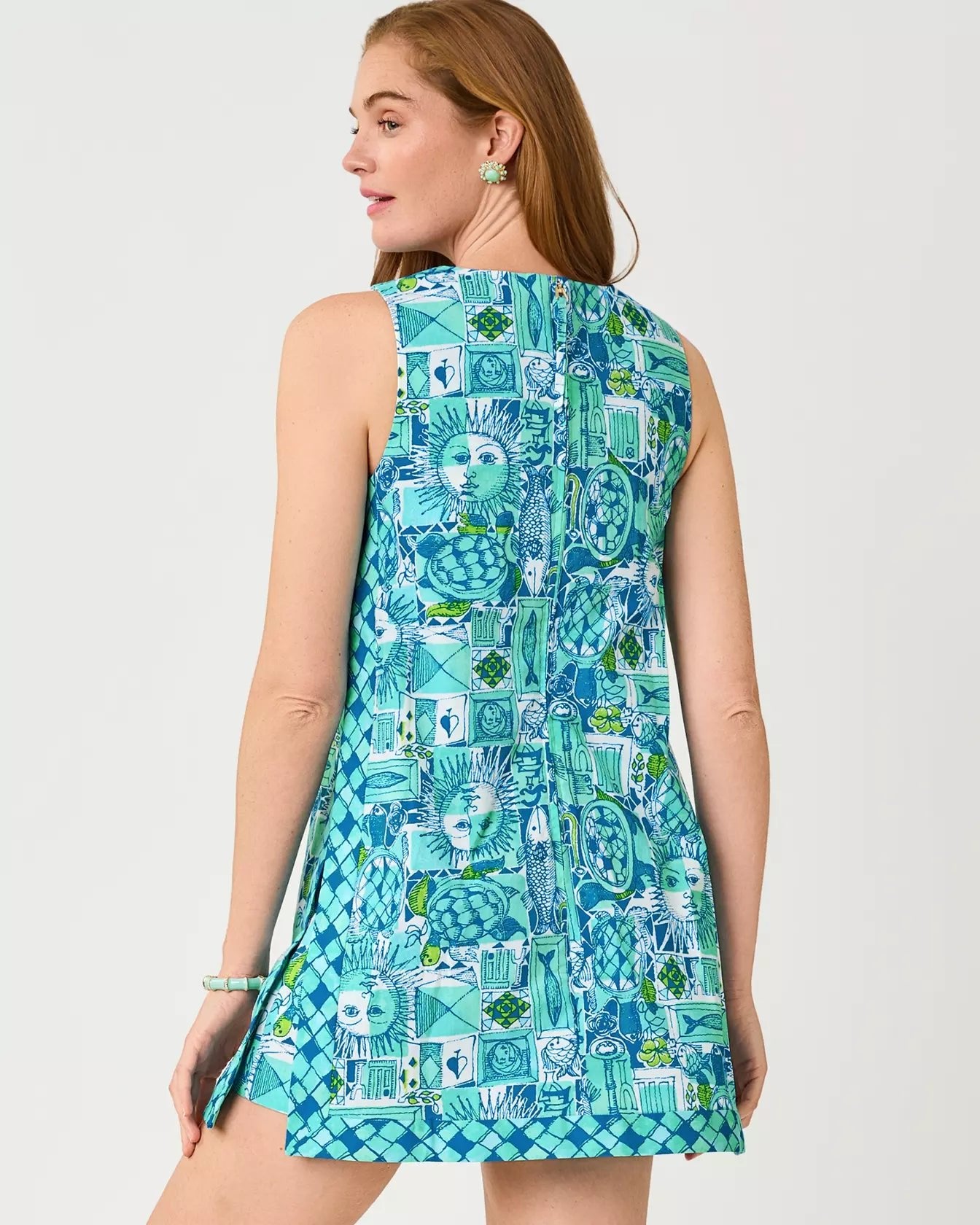 Aisling Shift RomperWomen - Rompers & JumpsuitsLILLY PULITZERThe Printed Peach Savannah
