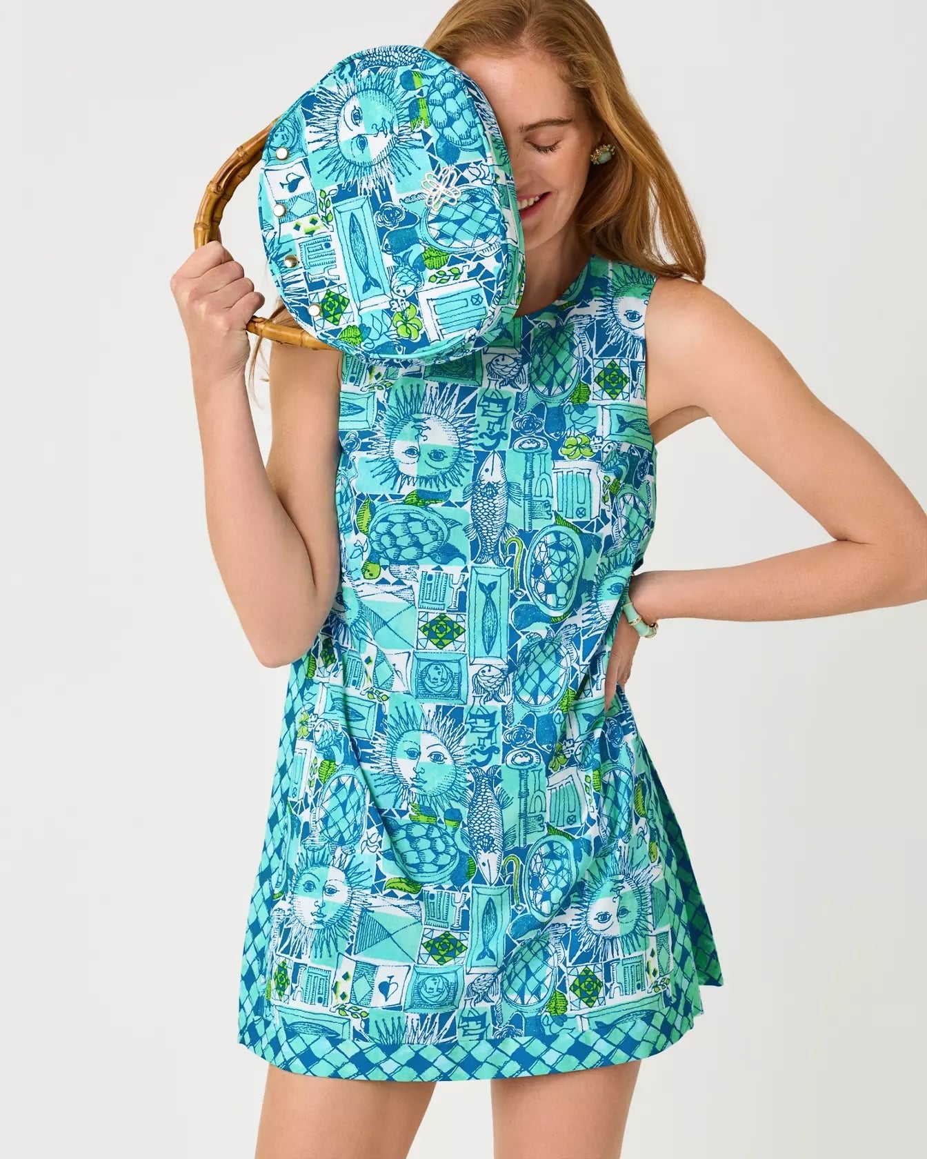 Aisling Shift RomperWomen - Rompers & JumpsuitsLILLY PULITZERThe Printed Peach Savannah