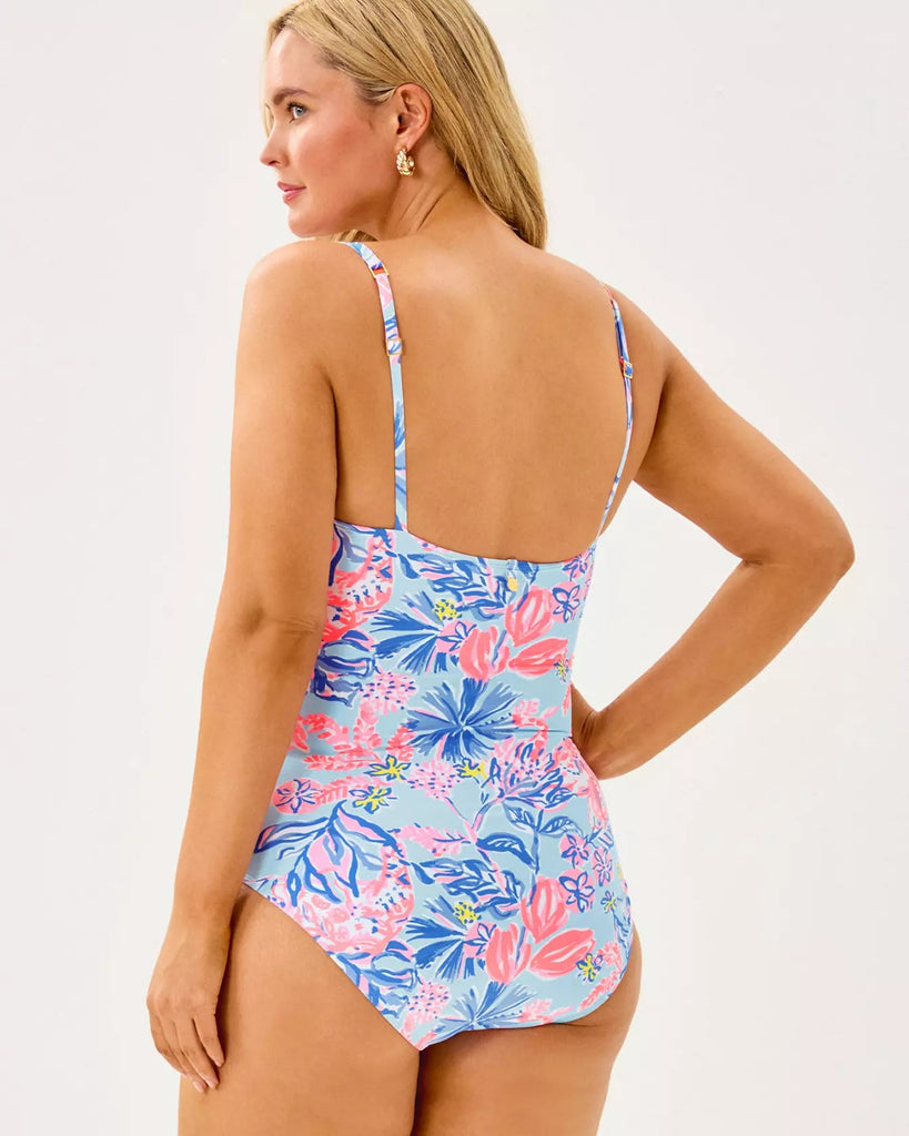 Akila One - Piece SwimsuitHeartland Retail ItemsLILLY PULITZERThe Printed Peach Savannah