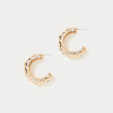 All Dahled Up Hoop EarringsJewelry - EarringsLILLY PULITZERThe Printed Peach Savannah