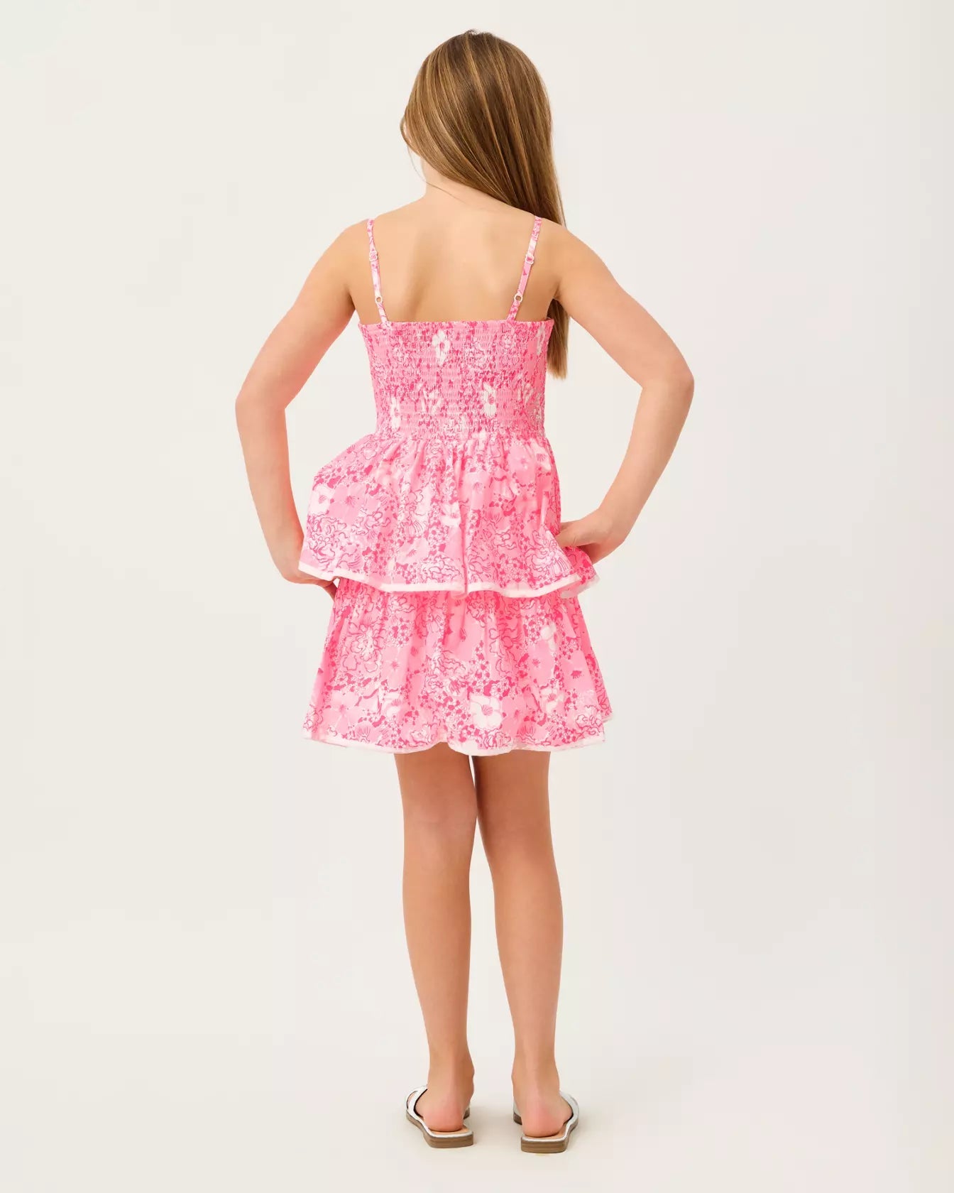 Ambie Ruffle DressLILLY PULITZERThe Printed Peach Savannah