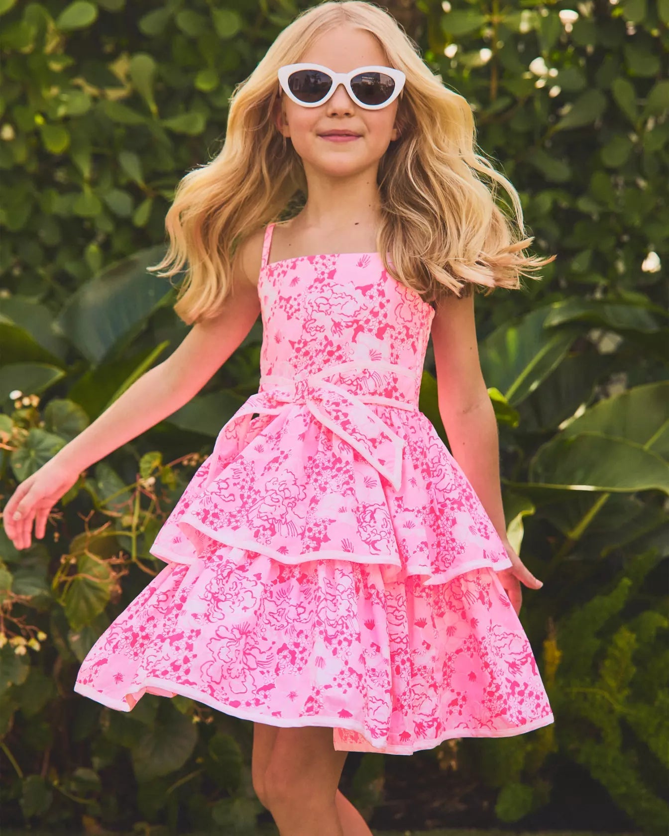 Ambie Ruffle DressLILLY PULITZERThe Printed Peach Savannah
