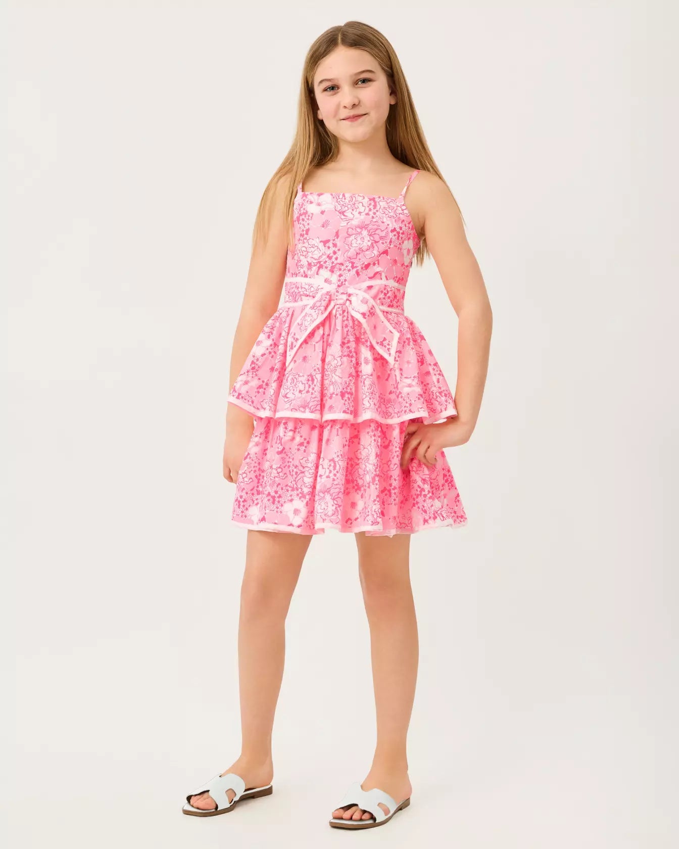 Ambie Ruffle DressLILLY PULITZERThe Printed Peach Savannah