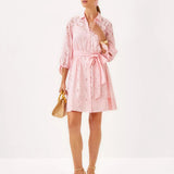 Amrita 3/4 Sleeve ShirtdressHeartland Retail ItemsLILLY PULITZERThe Printed Peach Savannah