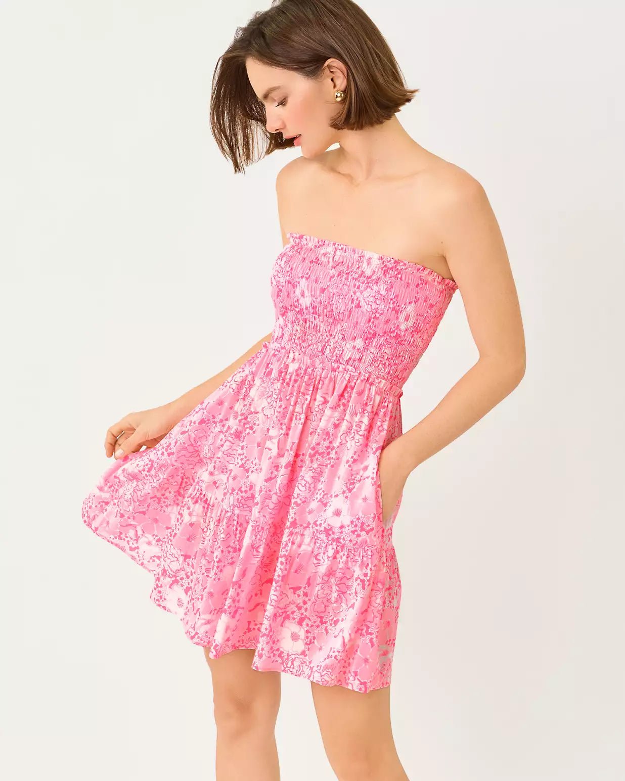 Anali Cover-UpWomen - Swim - Cover UpsLILLY PULITZERThe Printed Peach Savannah
