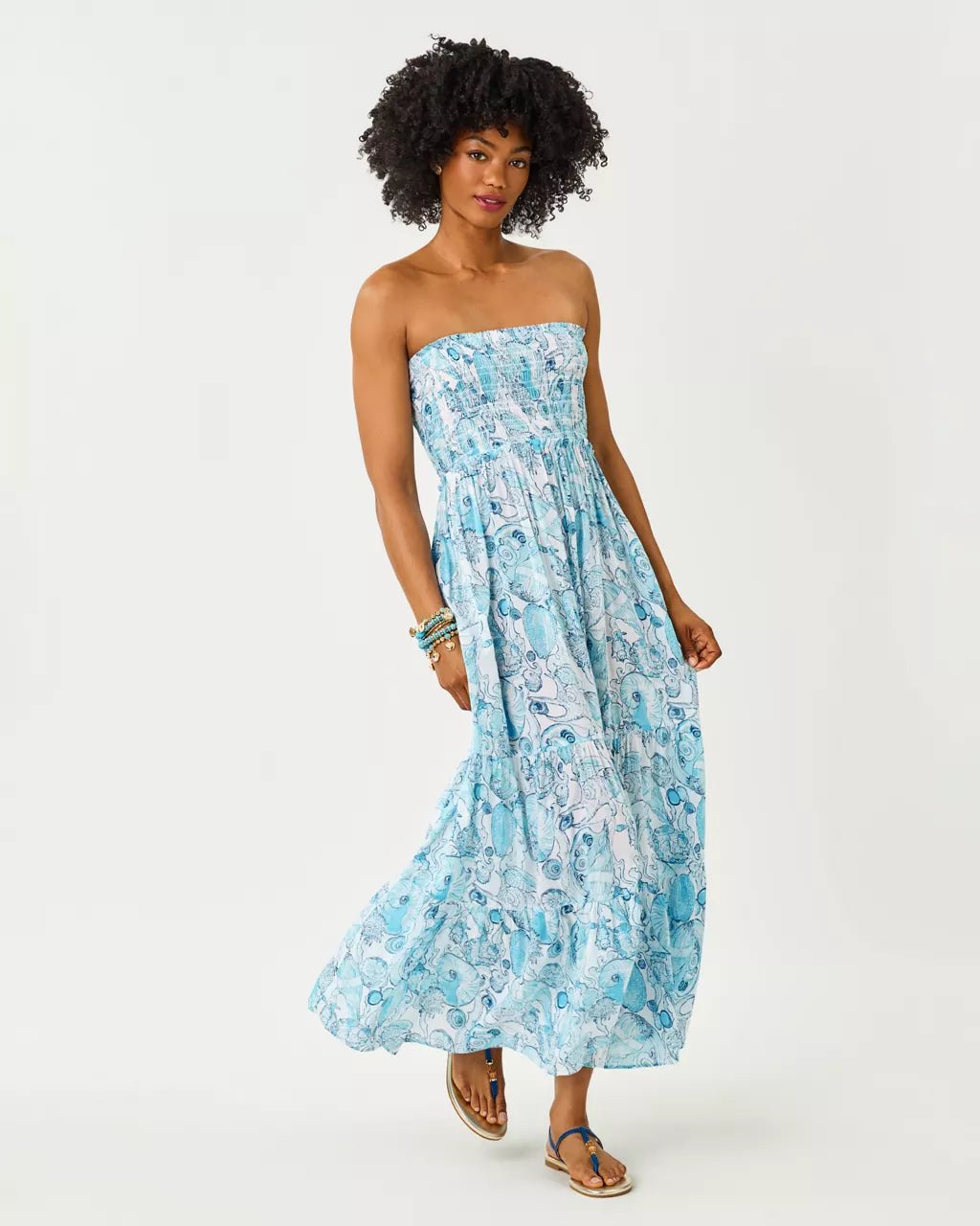 Anali Maxi Cover-UpWomen - Swim - Cover UpsLILLY PULITZERThe Printed Peach Savannah