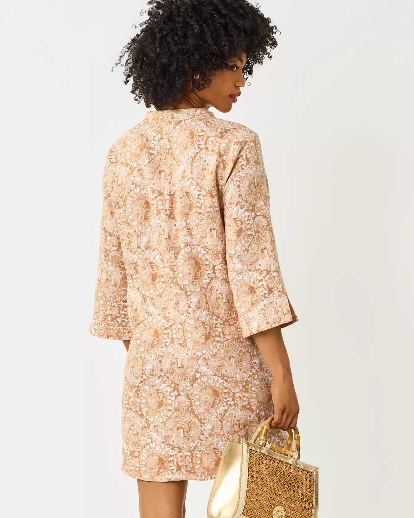 Annadetta Linen Tunic DressLILLY PULITZERThe Printed Peach Savannah