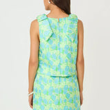 Annaleese Sleeveless Cropped TopLILLY PULITZERThe Printed Peach Savannah