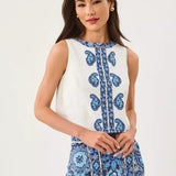 Annaleese Sleeveless Cropped TopWomen - Tops - TanksLILLY PULITZERThe Printed Peach Savannah