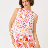 Annaleese Sleeveless TopWomen - Tops - TanksLILLY PULITZERThe Printed Peach Savannah