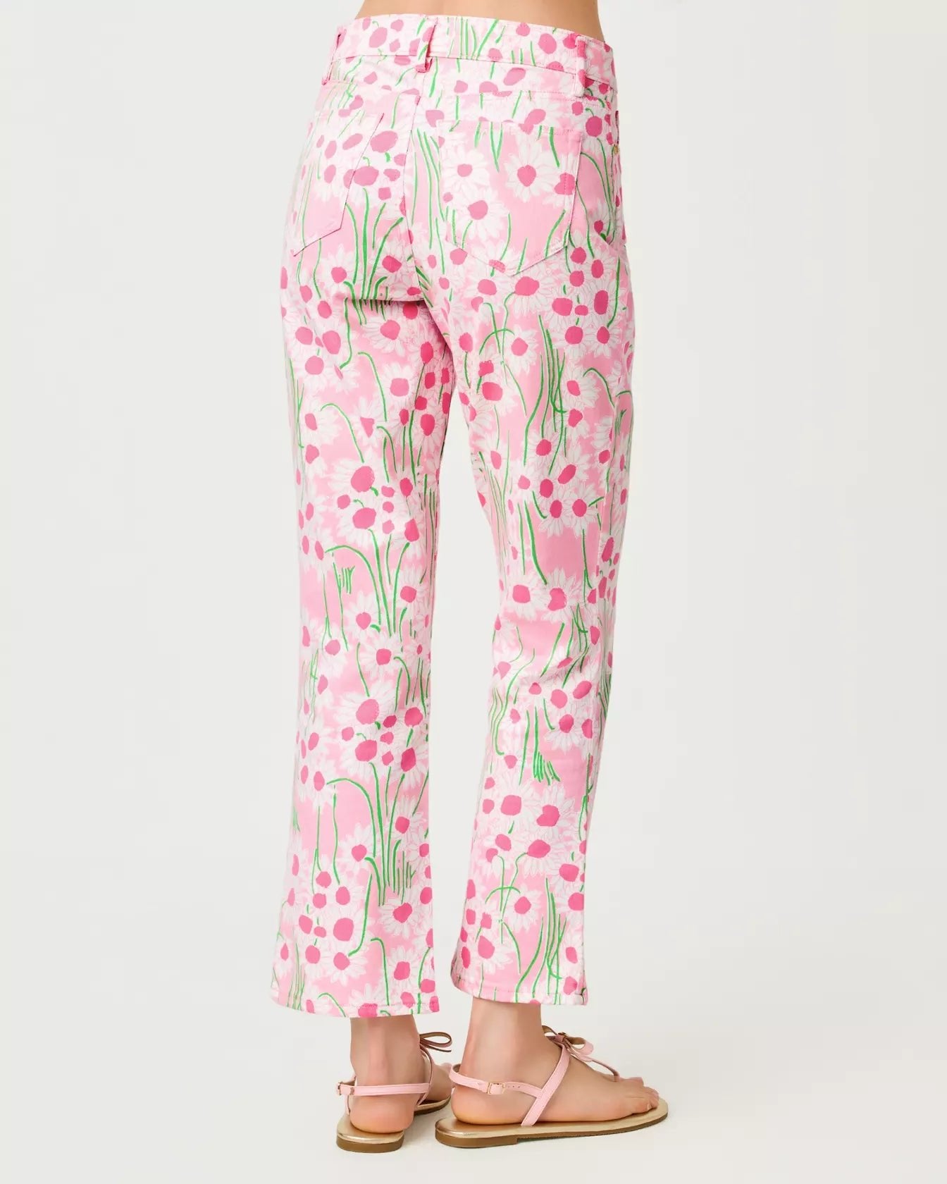 Annet High Rise Crop FlareLILLY PULITZERThe Printed Peach Savannah