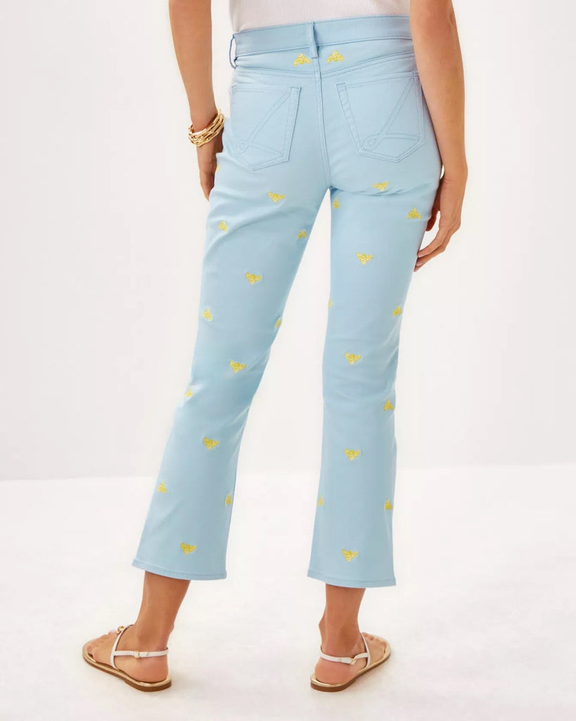 Annet High Rise Crop FlareHeartland Retail ItemsLILLY PULITZERThe Printed Peach Savannah