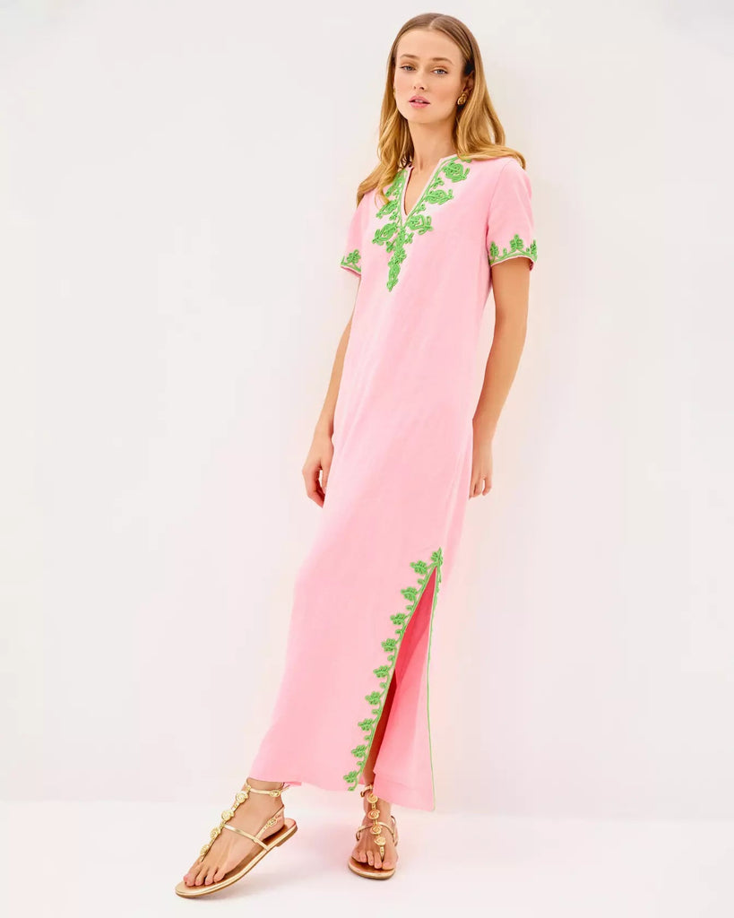 Ariella Linen Maxi DressHeartland Retail ItemsLILLY PULITZERThe Printed Peach Savannah