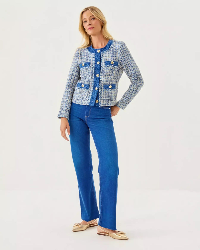 Ascena Boucle JacketWomens - Tops - OuterwearLILLY PULITZERThe Printed Peach Savannah