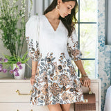 Ash V - Neck DressWomens - Dresses - Fitted DressesLILLY PULITZERThe Printed Peach Savannah