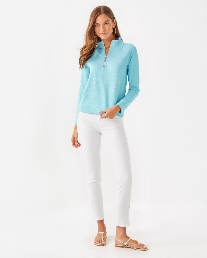 Ashlee Half - Zip PulloverHeartland Retail ItemsLILLY PULITZERThe Printed Peach Savannah