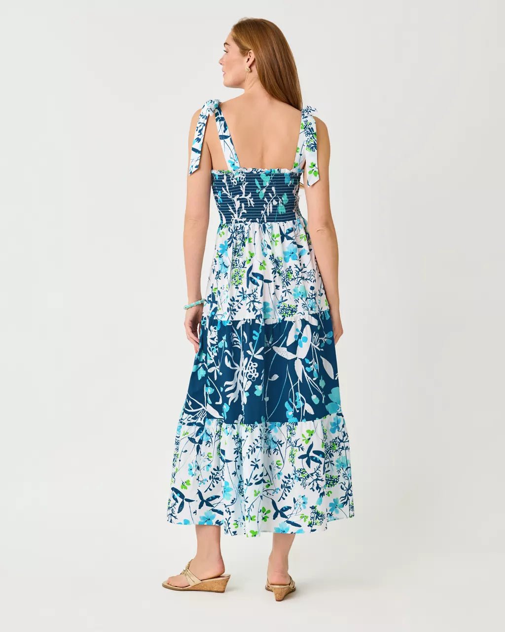Athyn Smocked Maxi DressWomen - Dresses - Fit & FlareLILLY PULITZERThe Printed Peach Savannah