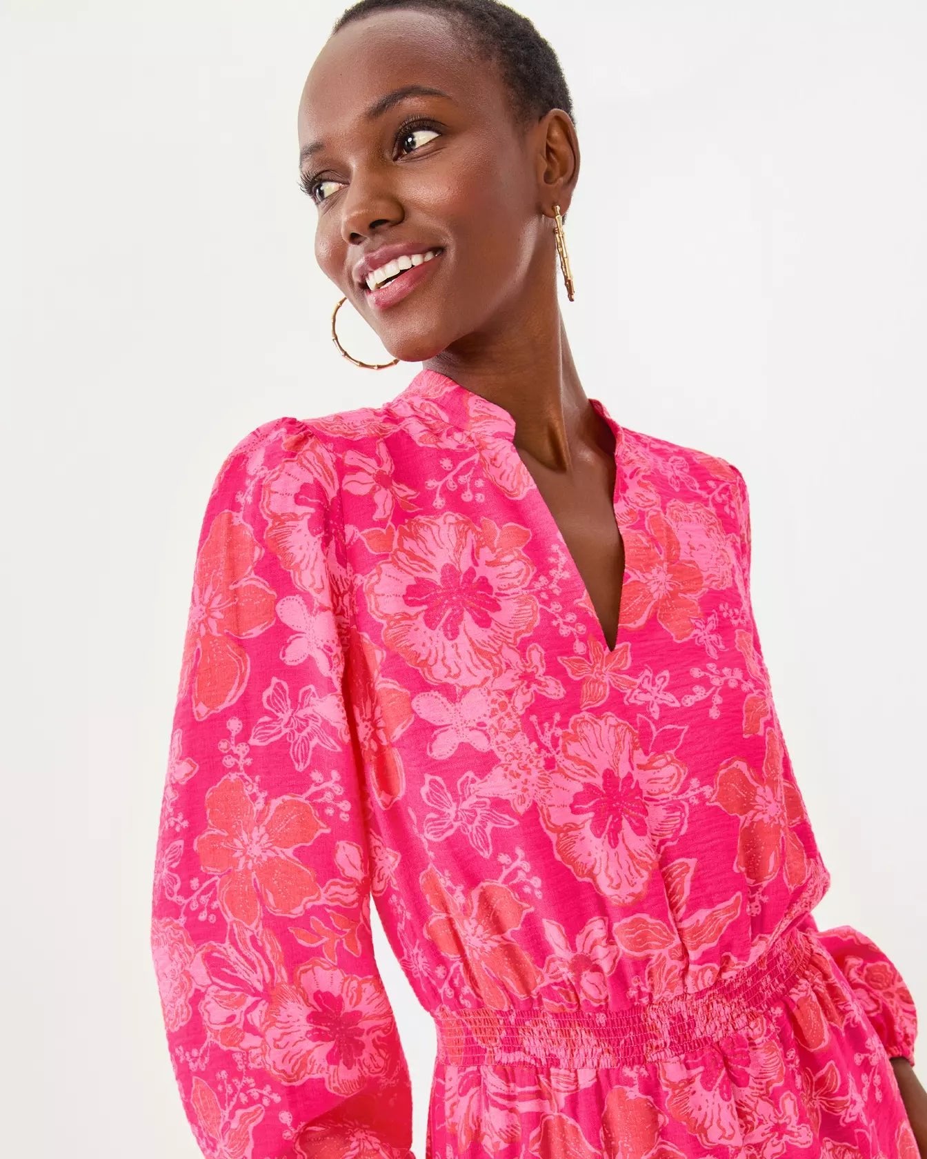 Axton DressWomen - Dresses - A - Line/Easy DressesLILLY PULITZERThe Printed Peach Savannah