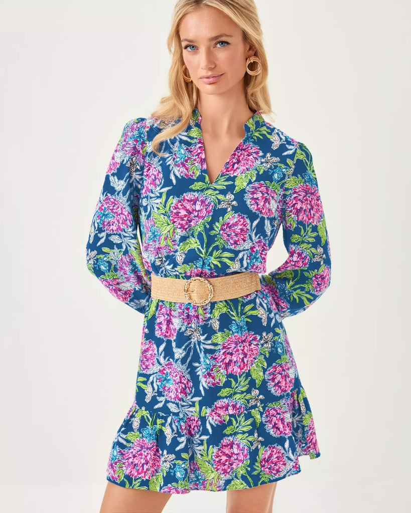 Axton DressWomens - Dresses - A/Line/Easy DressesLILLY PULITZERThe Printed Peach Savannah