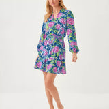 Axton DressWomens - Dresses - A/Line/Easy DressesLILLY PULITZERThe Printed Peach Savannah