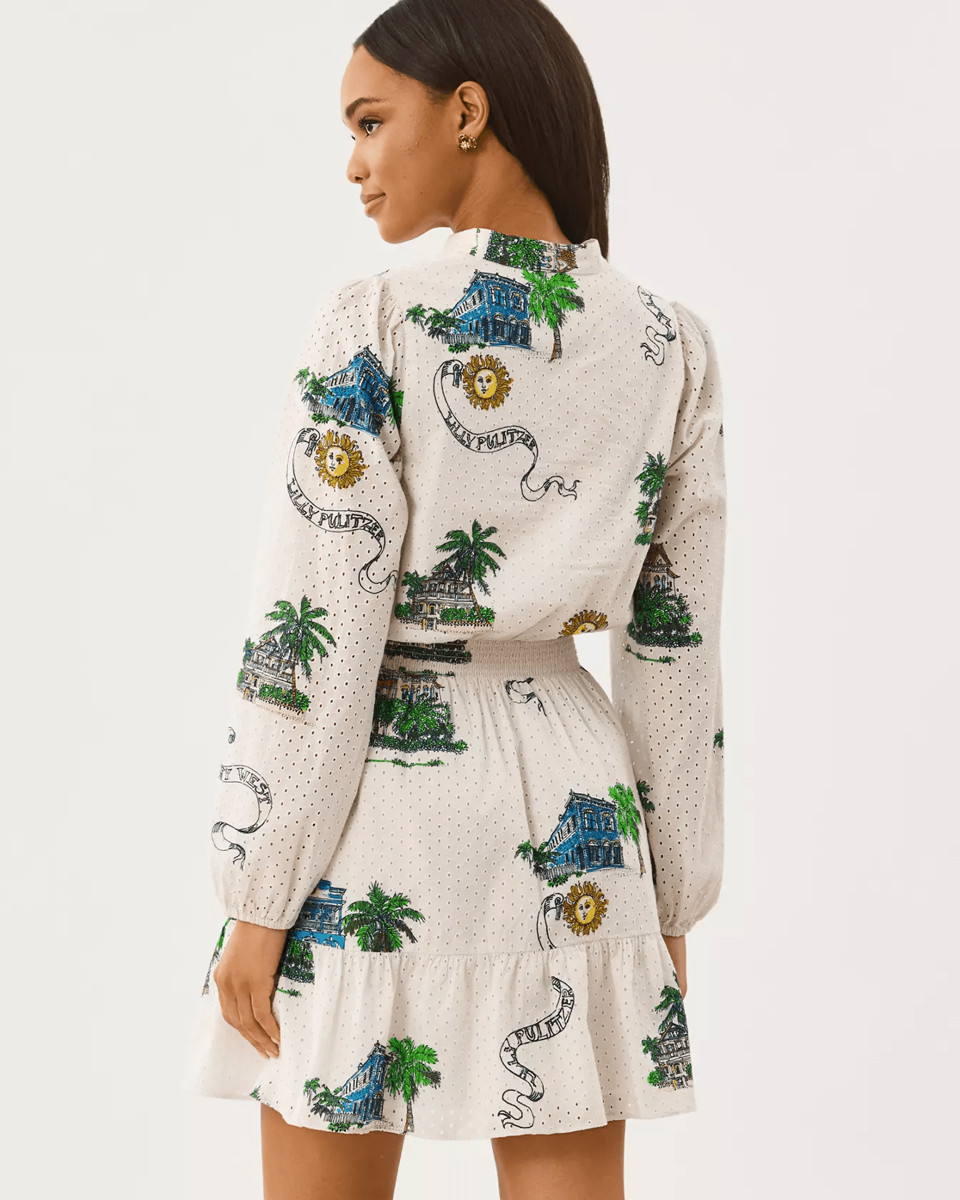 Axton Eyelet DressLILLY PULITZERThe Printed Peach Savannah