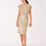 Aylin Sequin Midi DressWomen - Dresses - Fitted DressesLILLY PULITZERThe Printed Peach Savannah