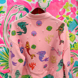 Printed Peach x Queen of Sparkles Exclusive Mermaid Sweatshirt