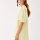 Mialeigh Elbow Sleeve Linen Dress