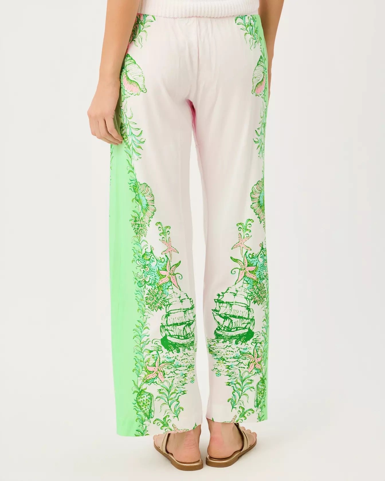 Bal Harbour Stretch PalazzoWomen - PantsLILLY PULITZERThe Printed Peach Savannah
